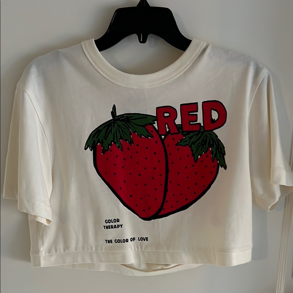 FARM Rio cropped t-shirt